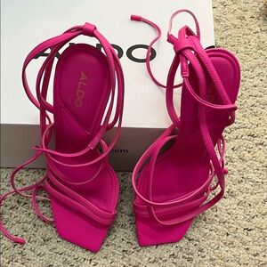 Aldo hot pink heels